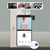 Moonval Smart WiFi Video Doorbell, Wireless Doorbell Camera with Motion Detection & Two-Way Audio