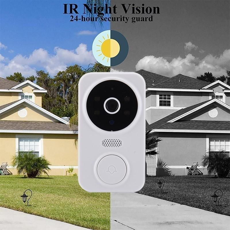 Moonval Smart WiFi Video Doorbell, Wireless Doorbell Camera with Motion Detection & Two-Way Audio