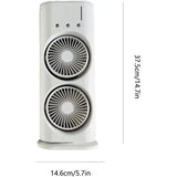 Moonval Mini Air Cooler, Portable Evaporative Air Conditioner with Water Mist, RGB Light & USB Power