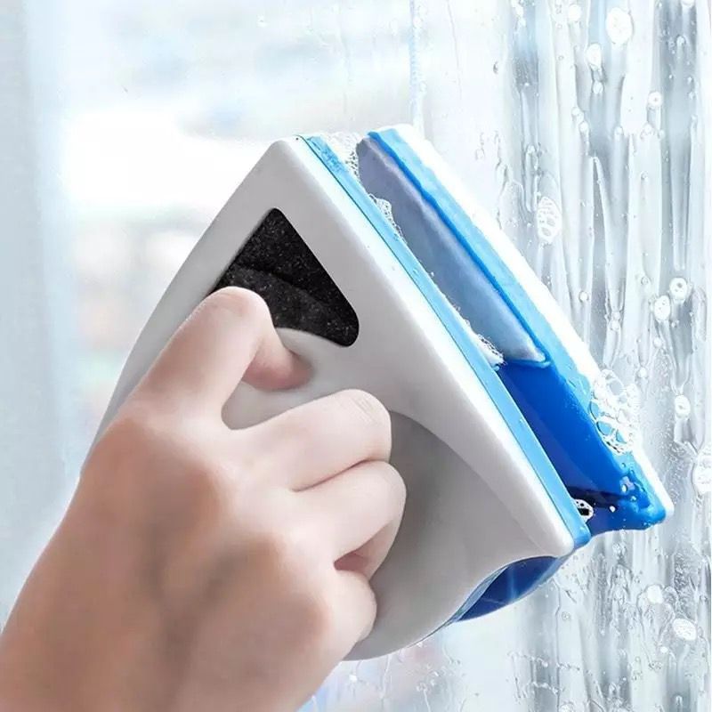 Moonval Magnetic Window Cleaner, Double-Sided Glass Cleaning Tool for Windows & Glass Doors