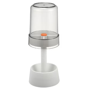 Moonval 3-in-1 Toothbrush Holder Stand, Dustproof Bathroom Organizer with Rinse Cup