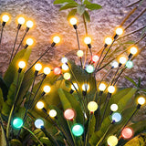 Moonval Solar Firefly Garden Lights, 2-Pack Waterproof Swaying LED Landscape Stakes